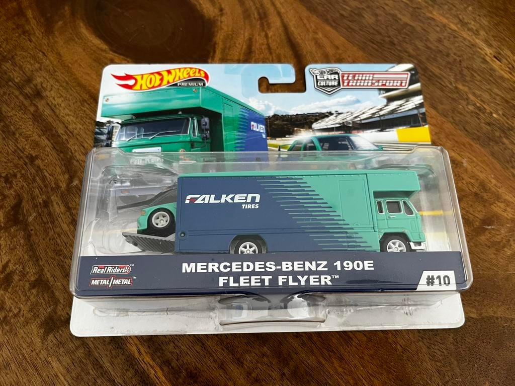 Hot Wheels Team Transport Mercedes Rare 5 spoke Blister Open, Hobby en Vrije tijd, Modelauto's | Overige schalen, Ophalen of Verzenden