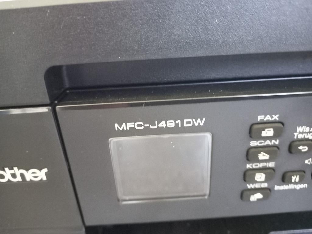 Defecte brother MFC-J491DW printer, Computers en Software, Printers, Ophalen, Niet werkend