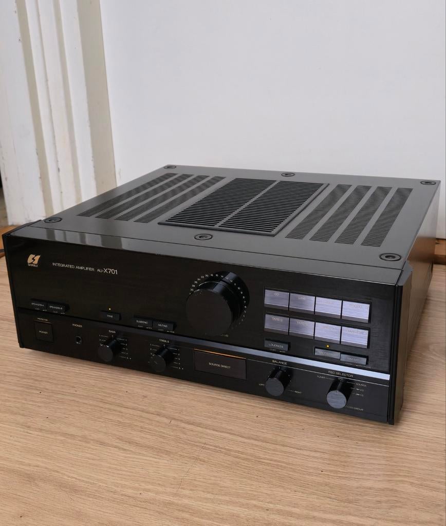 Sansui AU-X701 Geïntegreerde Versterker, Overige merken, Gebruikt, Ophalen of Verzenden, 120 watt of meer