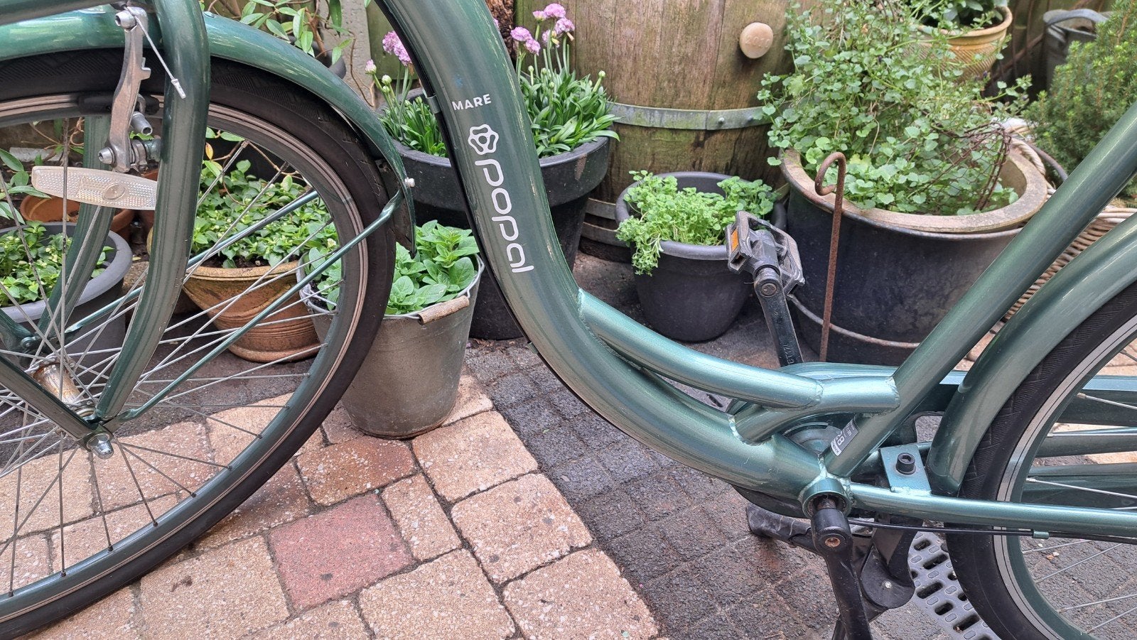 Popal mamma fiets groen 28 inch, Ophalen of Verzenden, Zo goed als nieuw
