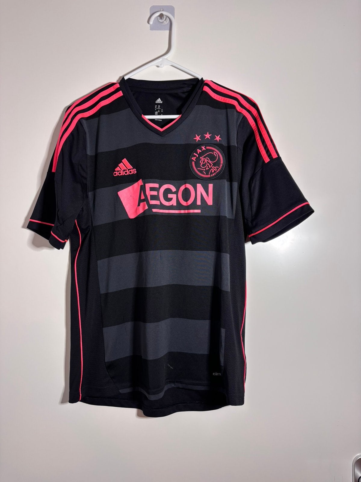AFC Ajax Uitshirt Voetbalshirt 2013/2014 adidas - Maat M, Verzenden, Zo goed als nieuw, Ajax, Shirt