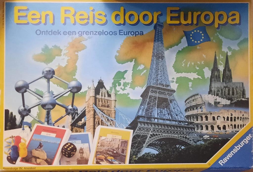 Een reis door Europa, Hobby en Vrije tijd, Gezelschapsspellen | Bordspellen, Vijf spelers of meer, Ophalen, Zo goed als nieuw