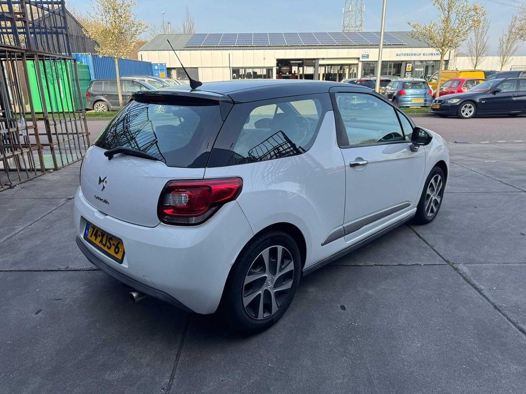 2012 Citroen DS3 1.4 Chic Sport 74-XJS-6, Auto's, Citroën, Voorwielaandrijving, Euro 5, Wit, Origineel Nederlands