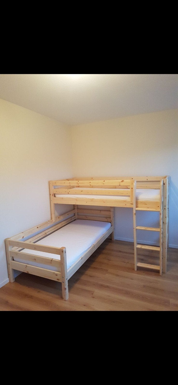 FLEXA Stapelbed, Ophalen, 90 cm, 160 tot 180 cm, Tweepersoons