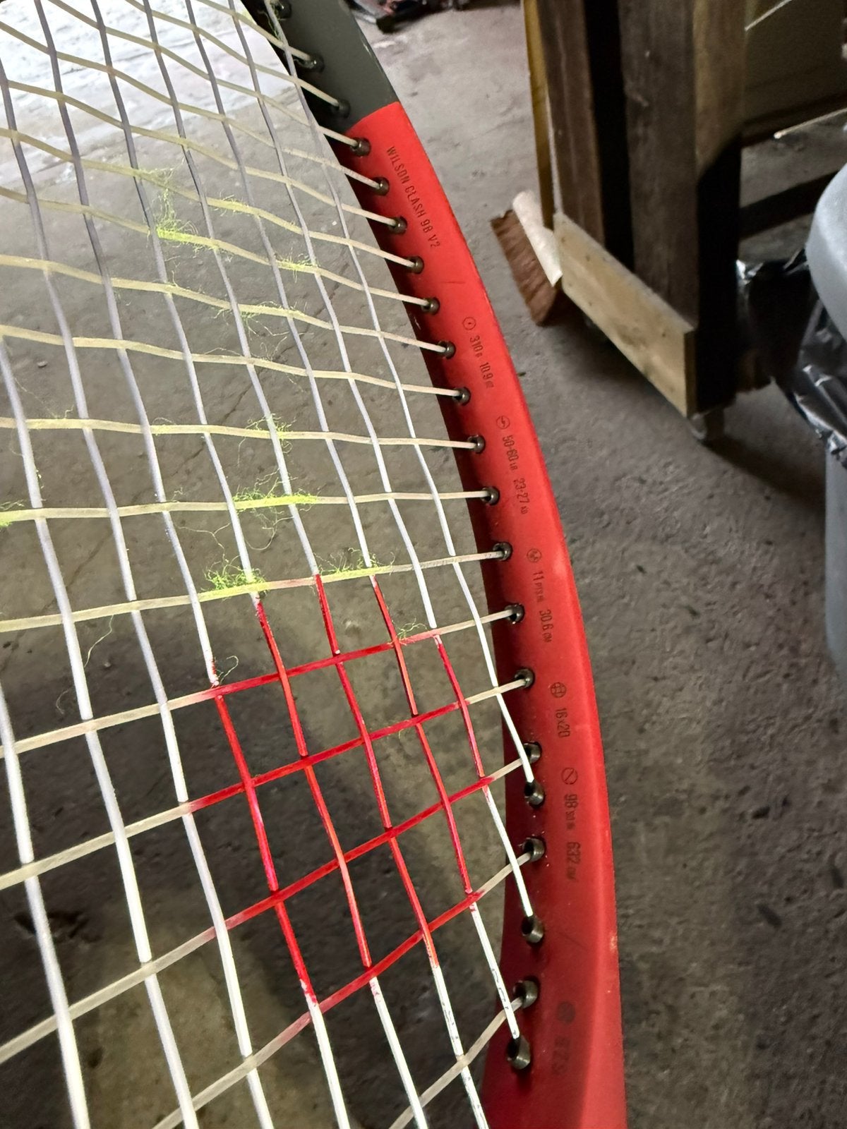 Wilson clash 98. V2, Gebruikt, Wilson, Racket, Ophalen