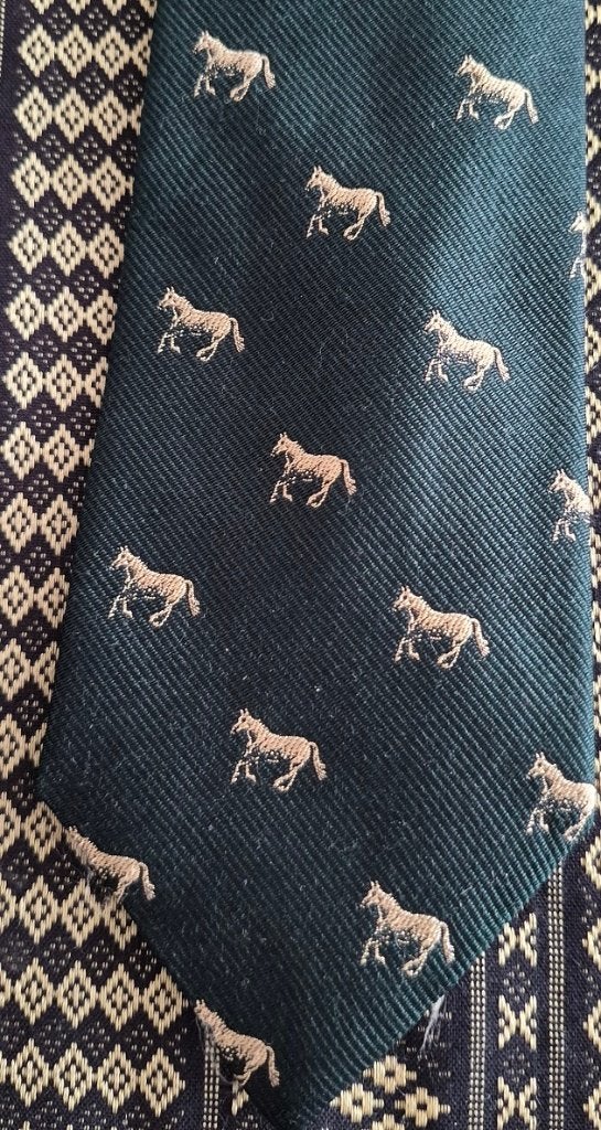 Stropdas Folkespeare zijde groen met doorlopende paarden, Kleding | Heren, Stropdassen, Ophalen of Verzenden, Nieuw, Groen