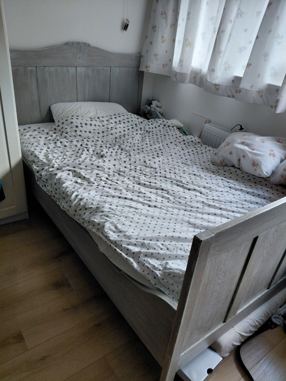 twijfelaar vintage grijs-white 190x120, Ophalen, Gebruikt, 190 cm of minder, Twijfelaar
