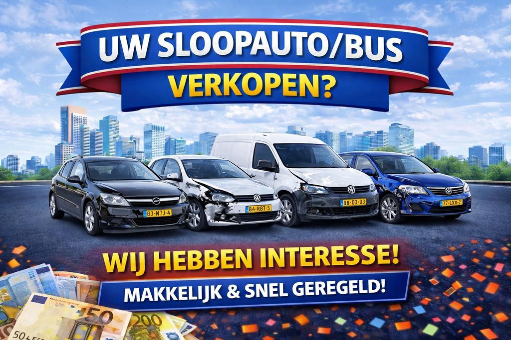 MAKKELIJK & SNEL UW SLOOPAUTO VERKOPEN? RDW ERKEND✅
