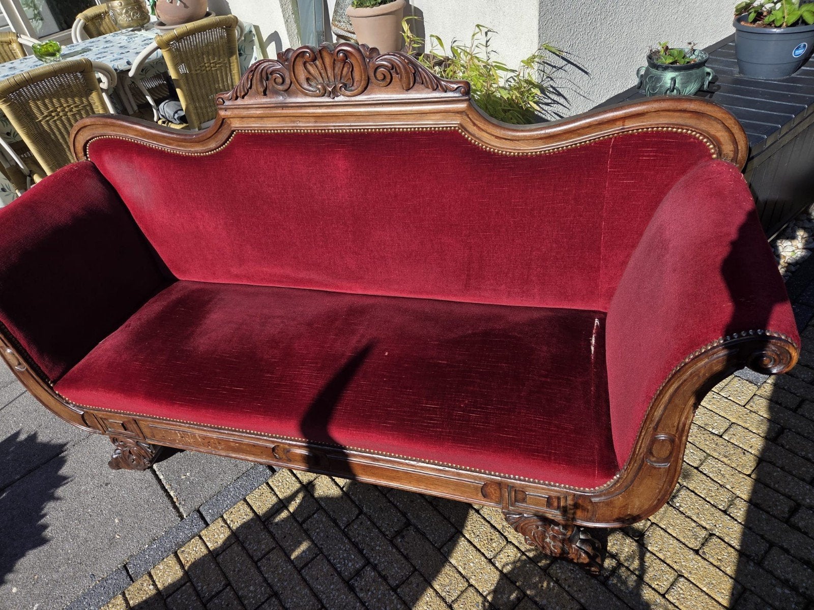 sofa/ bank opknapper GRATIS., Huis en Inrichting, Ophalen, Gebruikt, Minder dan 75 cm, 150 tot 200 cm