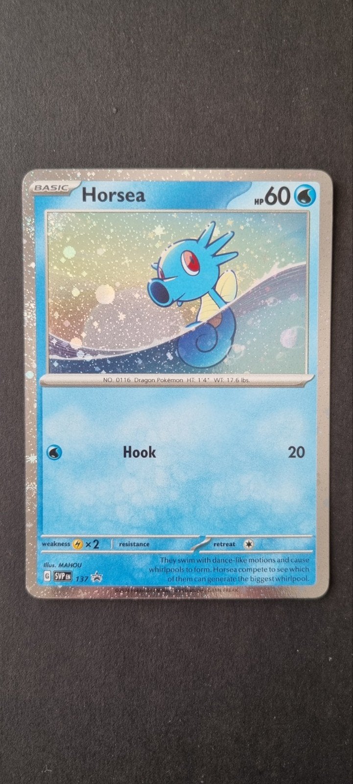 Horsea SVP 137, Ophalen of Verzenden, Zo goed als nieuw, Losse kaart, Foil