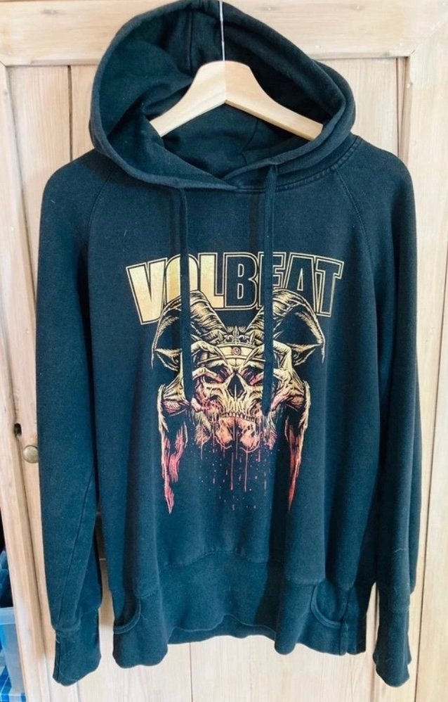 Volbeat Hoodie Zwart - Maat XL dames, Kleding | Heren, Ophalen, Gedragen, Maat 56/58 (XL), Zwart