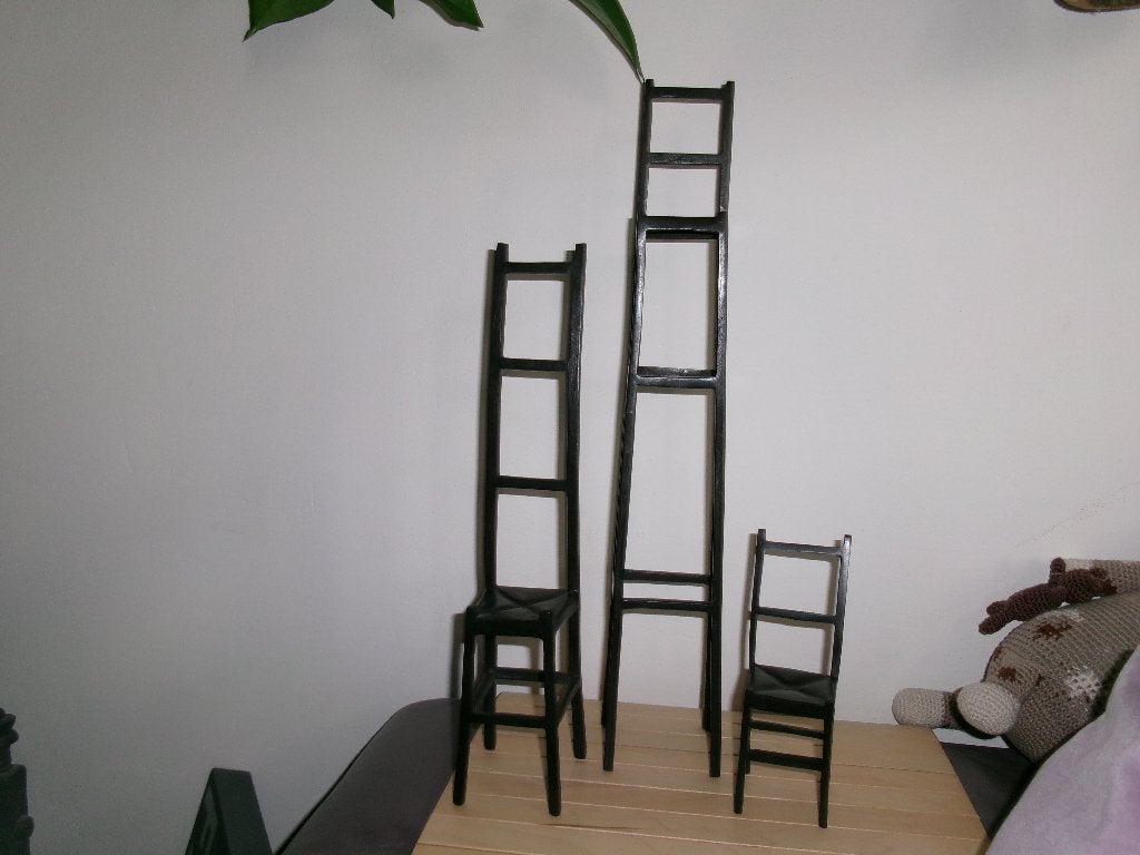 Cast Iron Chairs, Overige typen, Ophalen of Verzenden, 20 - 50 cm, Abstract