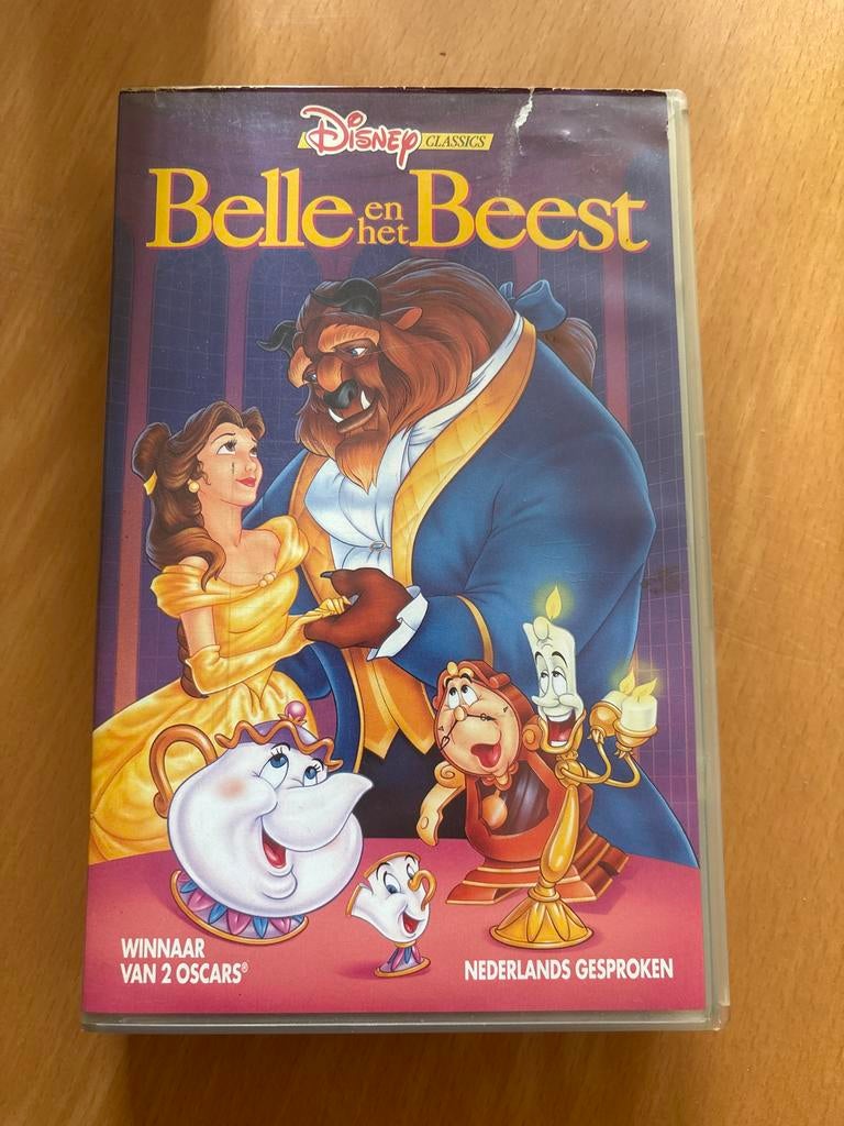 Disney Classic: Belle en het Beest - VHS (Nederlands), Cd's en Dvd's, VHS | Kinderen en Jeugd, Gebruikt, Tekenfilm, Alle leeftijden