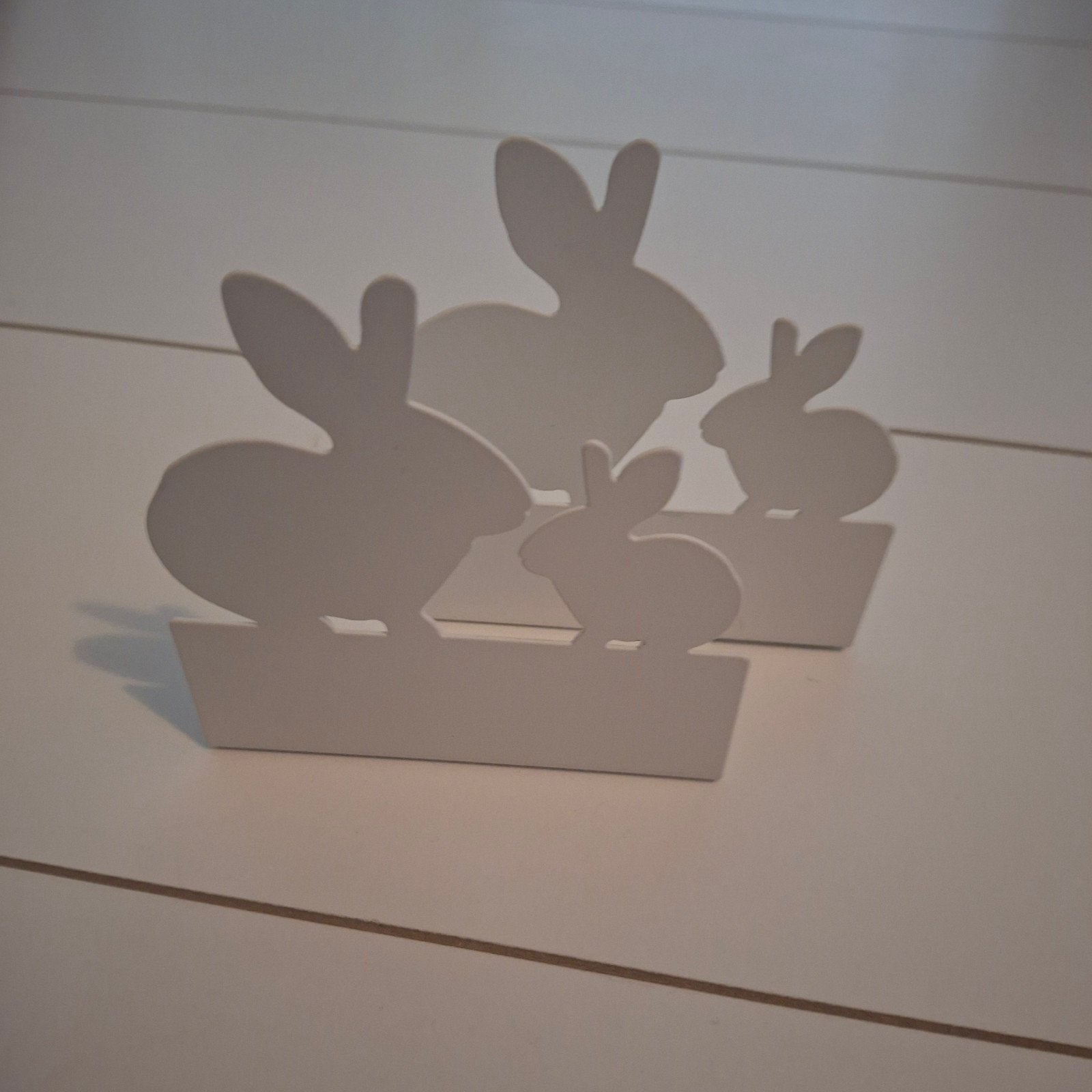 2 Boekensteunen | Konijntjes | Wit | Metaal, Kinderen en Baby's, Kinderkamer | Inrichting en Decoratie, Ophalen of Verzenden