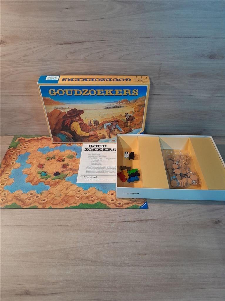 Goudzoekers - s6096, Hobby en Vrije tijd, Gezelschapsspellen | Bordspellen, Verzenden, Zo goed als nieuw