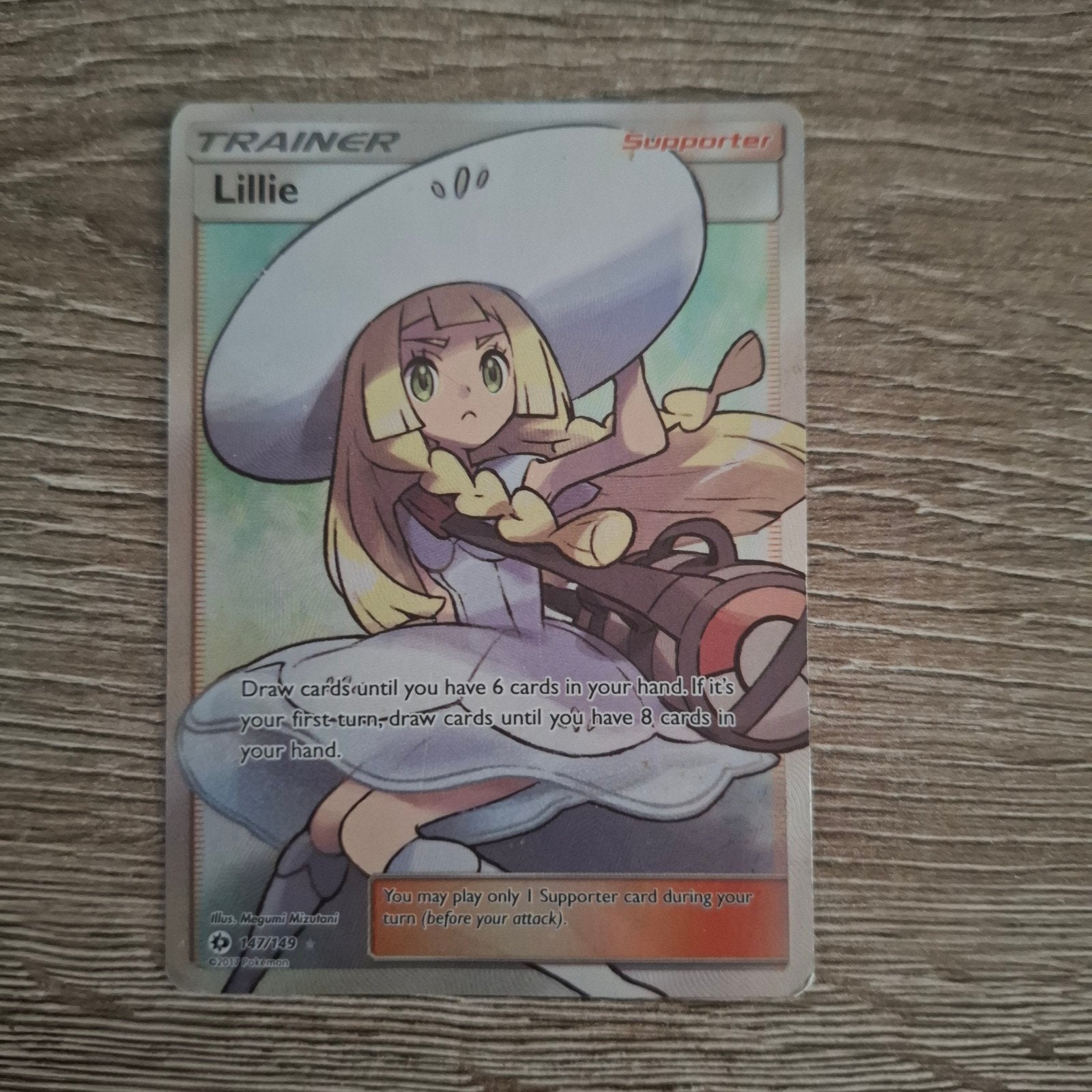 Pokémon Kaart Lillie Trainer Supporter Full Art, Hobby en Vrije tijd, Verzamelkaartspellen | Pokémon, Ophalen of Verzenden, Zo goed als nieuw