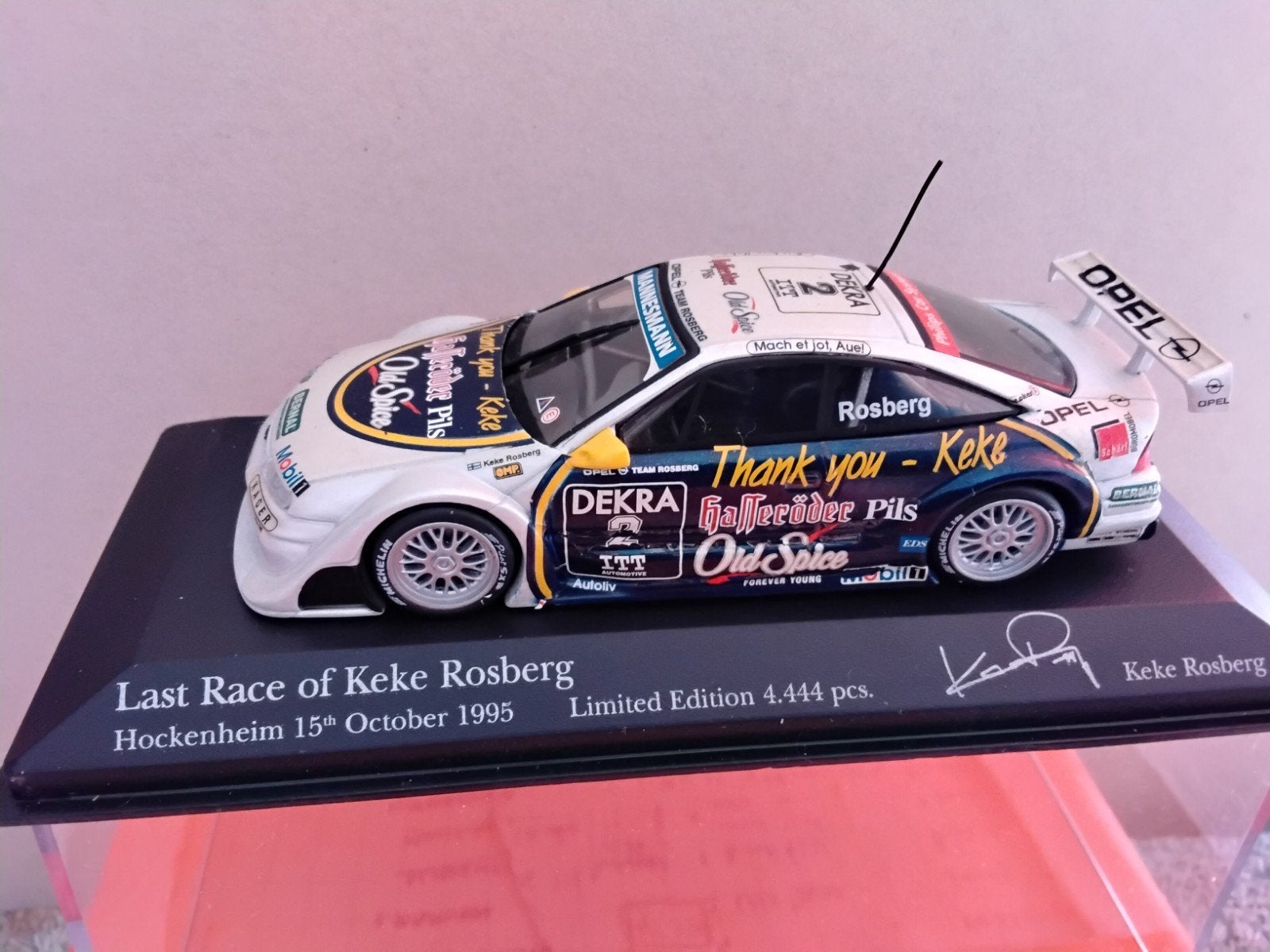OPEL  CALIBRA  V 6     MINICHAMP, Ophalen of Verzenden, Zo goed als nieuw, Auto, Overige merken