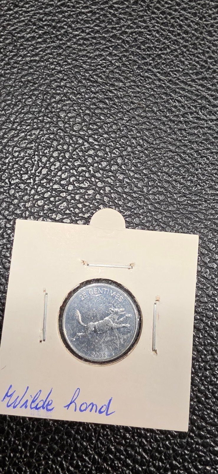 Congo 25 centimes 2002 wilde hond, Ophalen of Verzenden, Overige landen