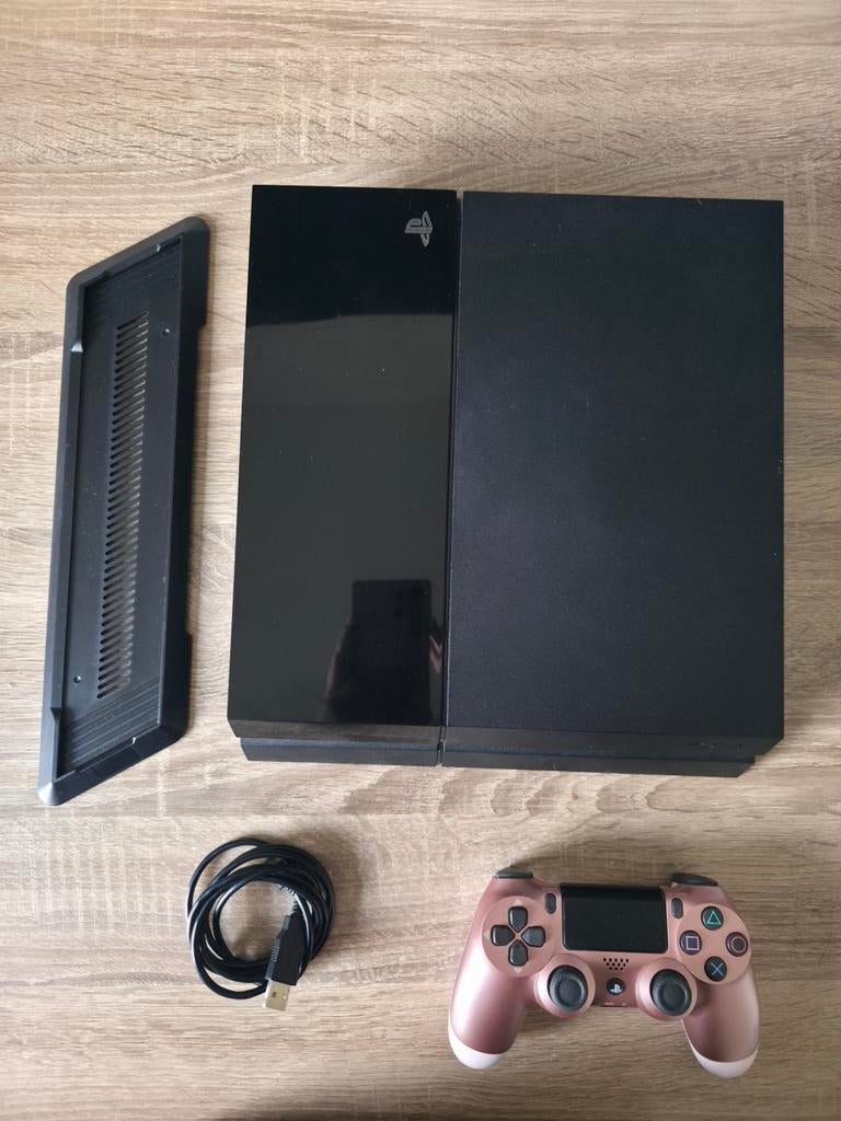 Playstation 4 | 500GB | Rosé controller, Spelcomputers en Games, Spelcomputers | Sony PlayStation 4, Gebruikt, Original, 500 GB