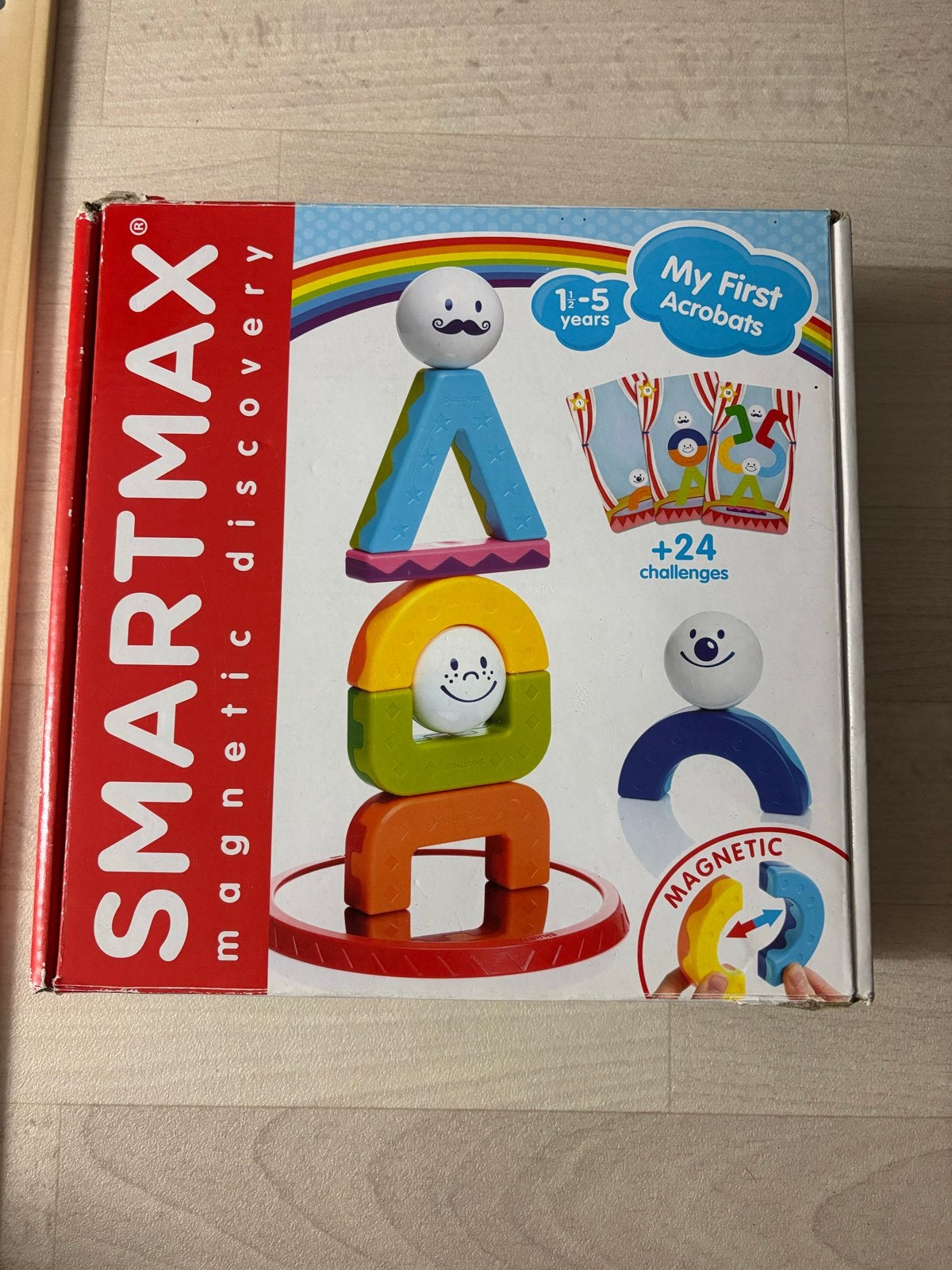 SmartMax My First Acrobats Magnetisch Speelgoed, Ophalen of Verzenden, Zo goed als nieuw, Bouwen