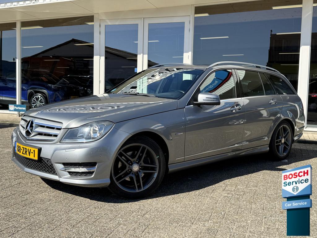 Mercedes-Benz C-Klasse Estate 250 CGI BlueEff. AMG | Automaa, Auto's, Mercedes-Benz, Automaat, Euro 5, Zwart, 4 cilinders