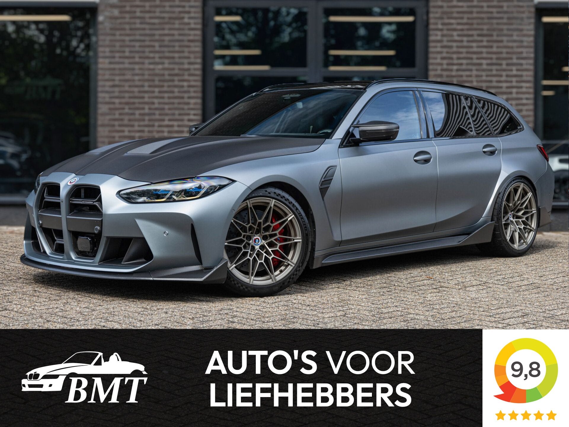 BMW M3 G81 Touring xDrive Competition / Uniek / Carbon / Cap, Automaat, Gebruikt, Met garantie (alle), Vierwielaandrijving