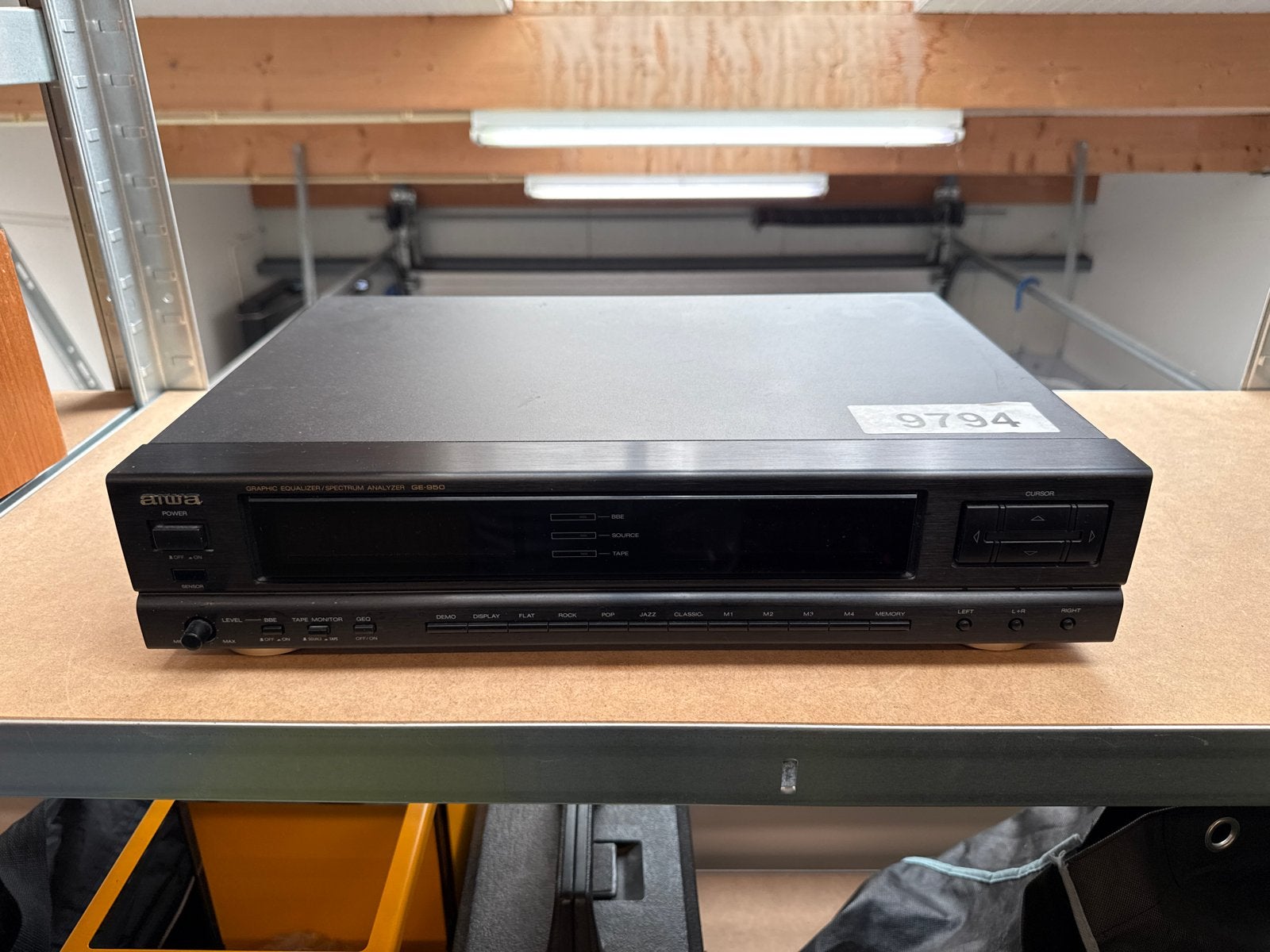 Aiwa Digital Audio Processor Equalizer GE-950, Overige merken, Ophalen of Verzenden, Minder dan 60 watt, Gebruikt