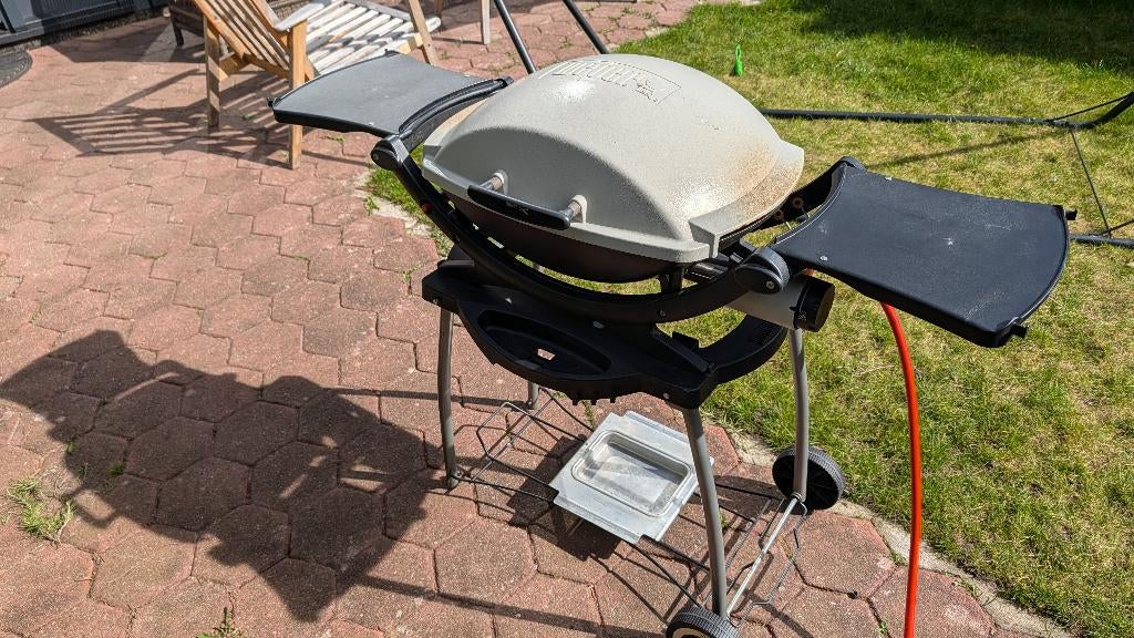 Complete Weber Q Gasbarbecue, Tuin en Terras, Gasbarbecues, Gebruikt, Ophalen