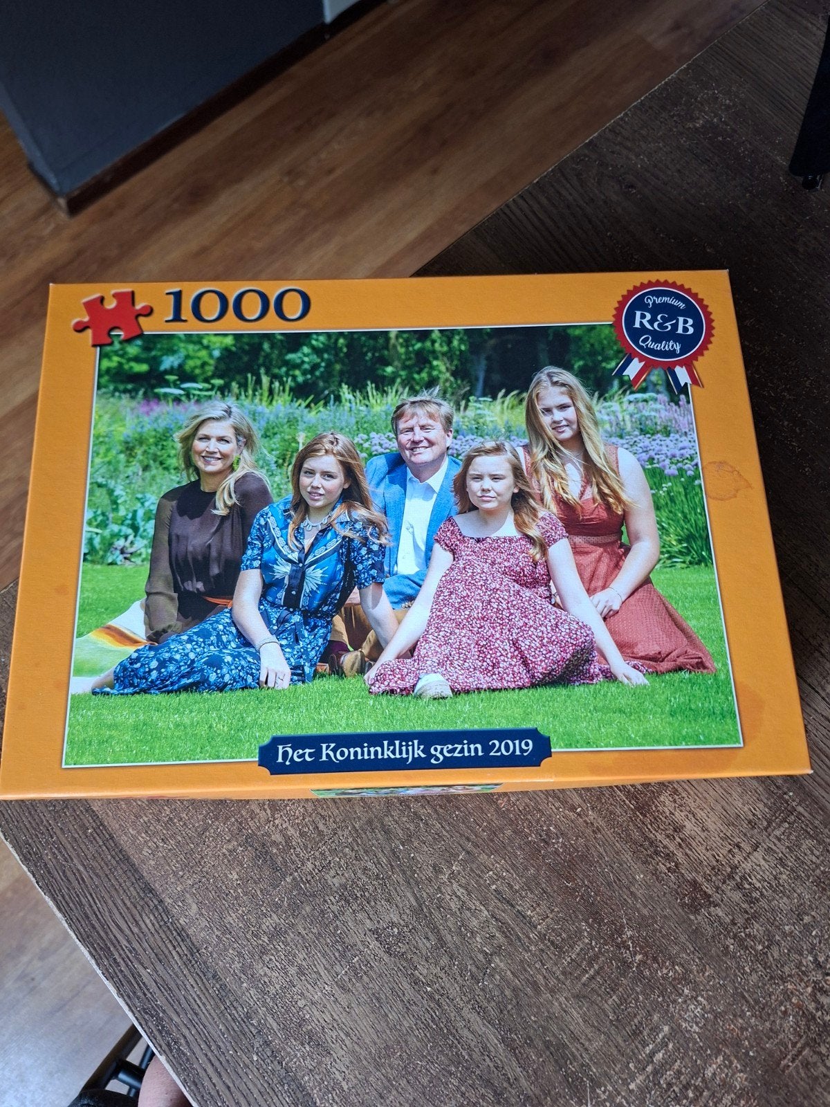 Legpuzzel Koninklijk gezin 2019 - 1000 stukjes, Ophalen of Verzenden, 500 t/m 1500 stukjes, Gebruikt, Legpuzzel