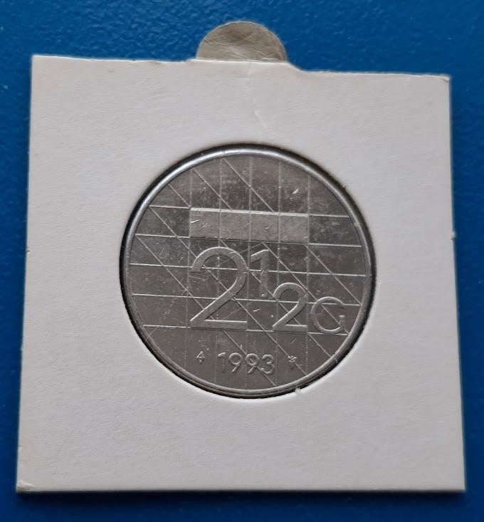 2 1/2 gulden 1993 - Beatrix in munthouder, Verzenden, Koningin Beatrix, 2½ gulden, Losse munt