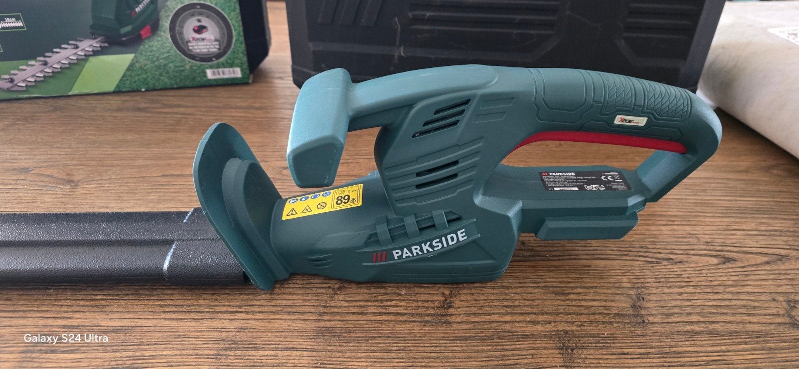 Parkside Heggenschaar op Accu - 20V Cordless Hedge Trimmer, Ophalen of Verzenden, Gebruikt, Accu, Parkside