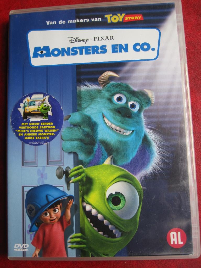 Monsters en Co. (2001) DISNEY, Tekenfilm, Ophalen of Verzenden, Zo goed als nieuw, Alle leeftijden