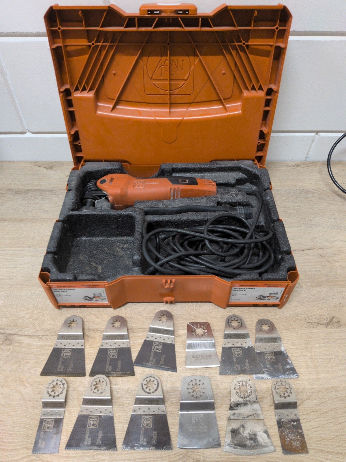 Fein multitool multi Master FMM 350 Q in systainer, Minder dan 30 mm, Gebruikt, Overige typen, Ophalen of Verzenden