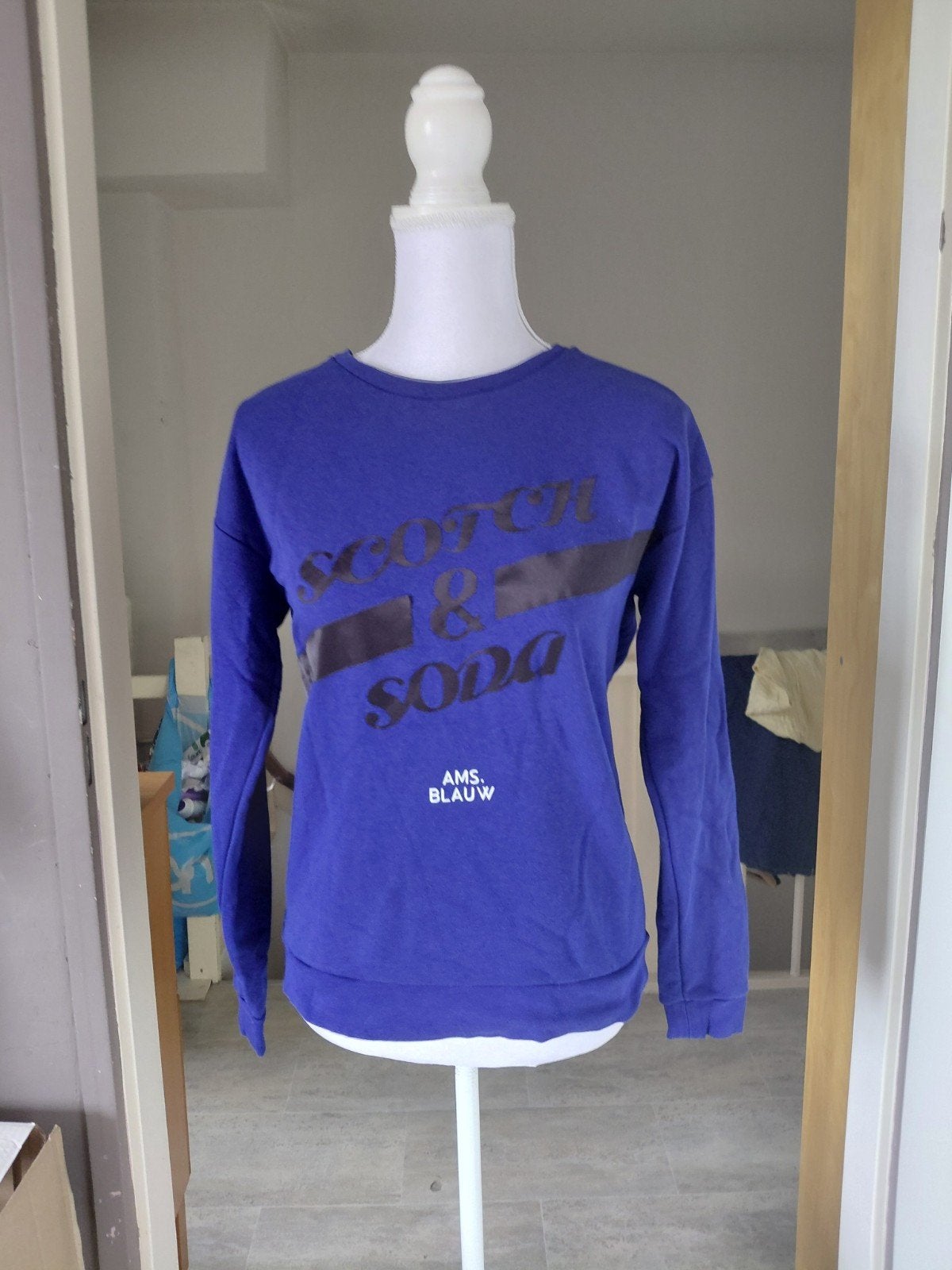 Scotch & Soda sweater blauw maat S, Blauw, Scotch & Soda, Ophalen of Verzenden, Lange mouw
