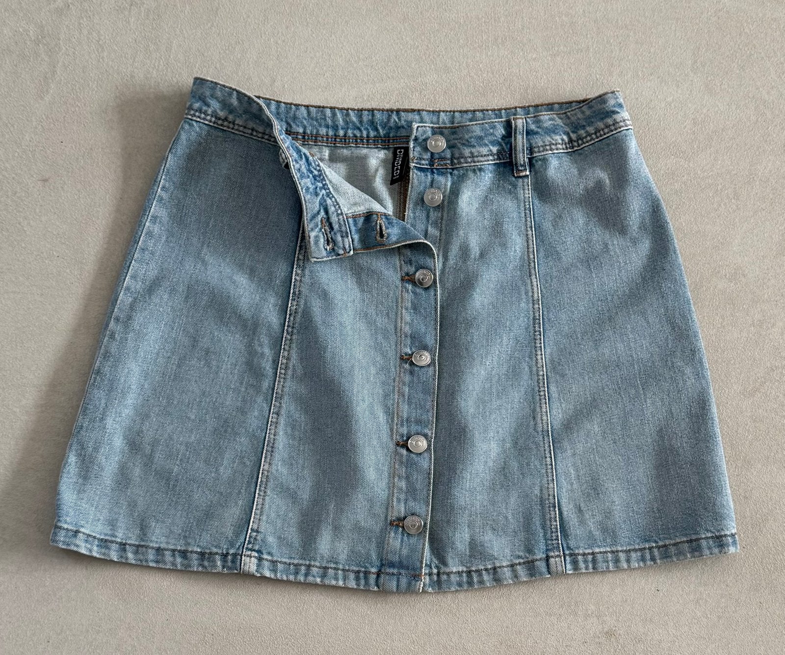 Rok denim DIVIDED, Ophalen, Zo goed als nieuw, Blauw, Boven de knie