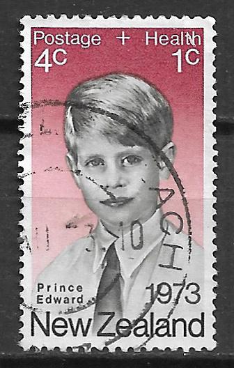 New Zealand 1973 Gezondheid prins Edward, Verzenden, Gestempeld