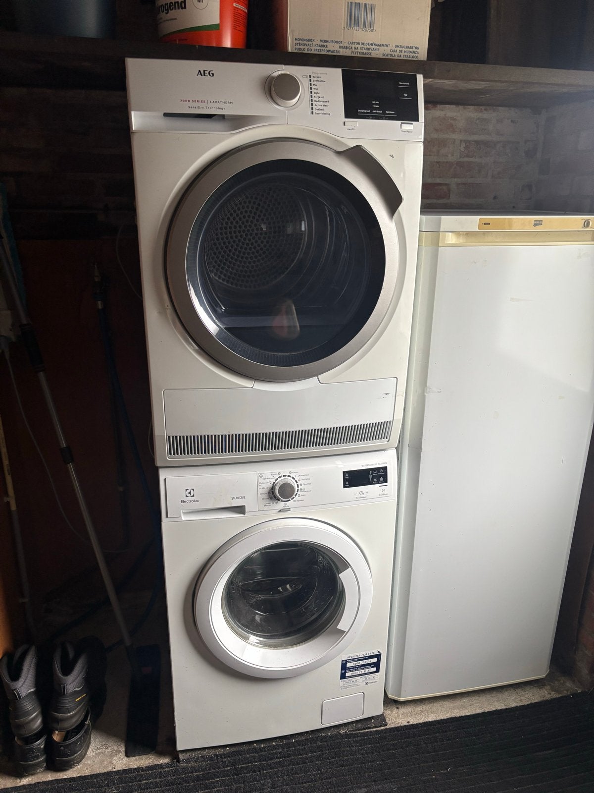 Wasmachine Electrolux SteamCare & AEG Lavatherm 8kg (Gebruik, 8 tot 10 kg, Ophalen, Gebruikt, 85 tot 90 cm