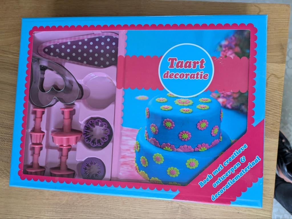 Taartdecoratie set voor kinderen, ongeopend, Ophalen of Verzenden, Nieuw, Taarten of Cupcakes, Versiering