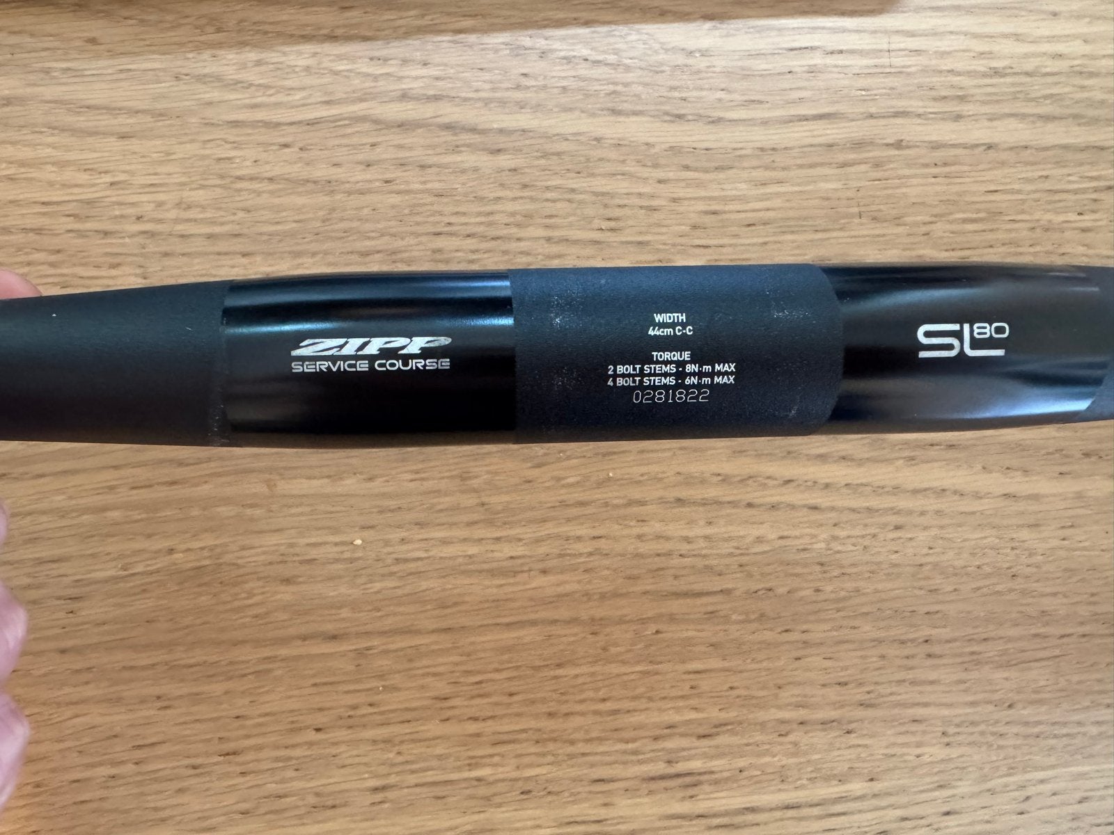 Zipp Service Course SL-80 stuur 44 cm aluminium, Fietsen en Brommers, Zipp, Gebruikt, Stuur, Ophalen of Verzenden
