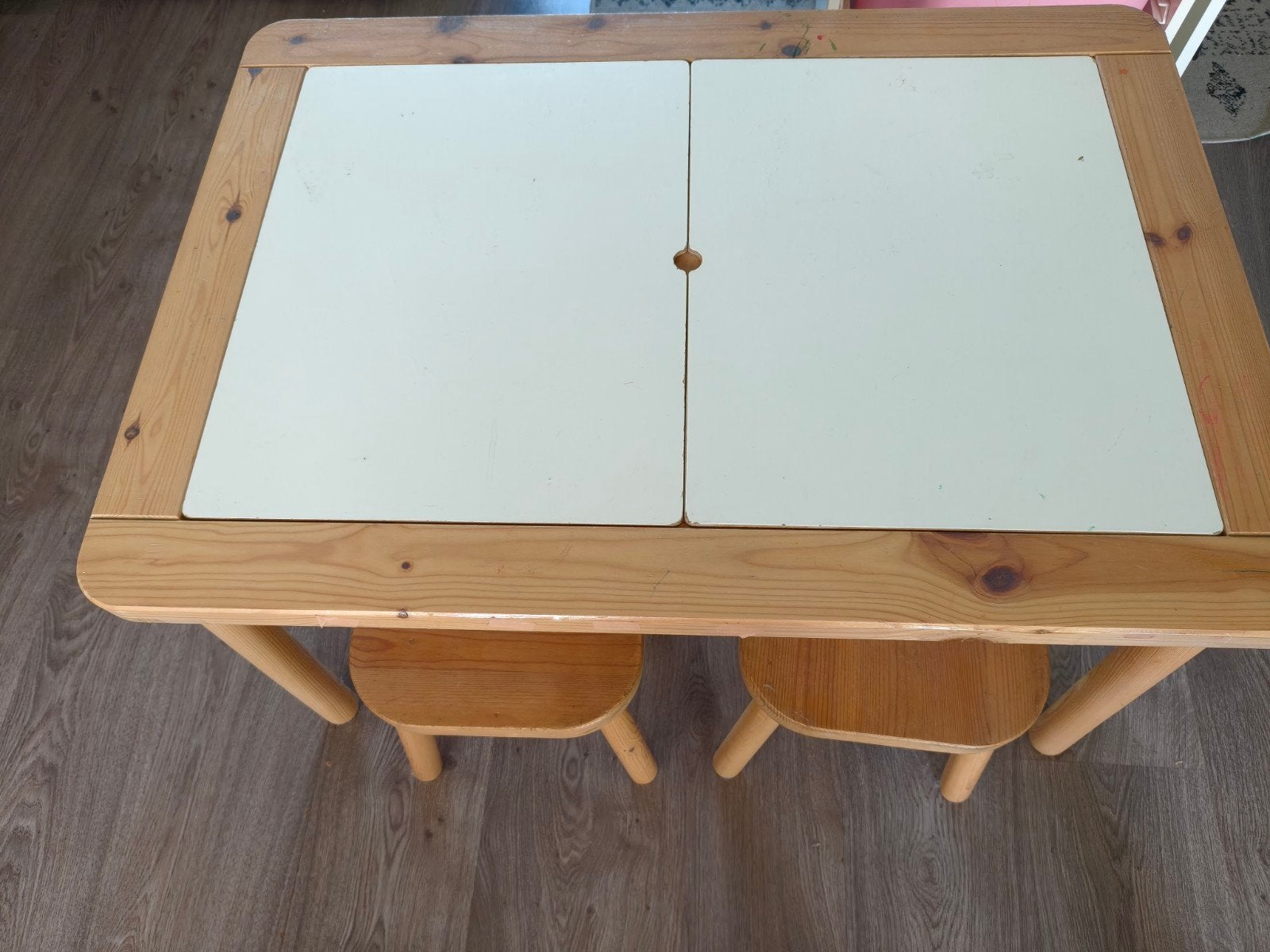 Ikea speeltafel met bakken, Ophalen