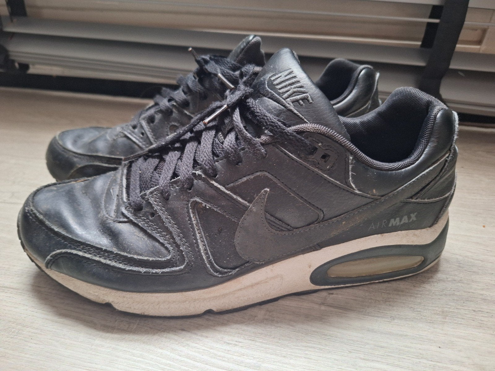 Nike Air Max Leren Sneakers Maat 46 - Origineel, Kleding | Heren, Schoenen, Zwart, Nike, Ophalen of Verzenden, Sneakers of Gympen