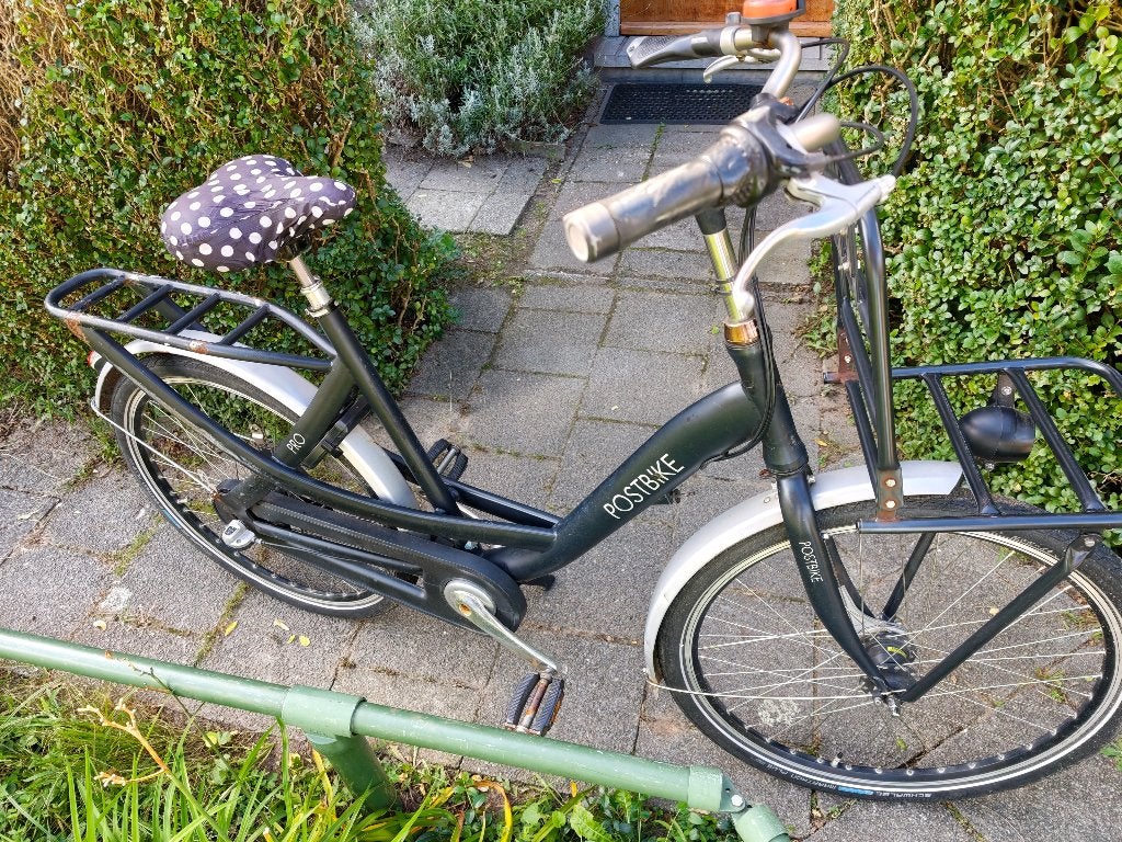 Postbike transportfiets met voor- en achterdrager, Fietsen en Brommers, Terugtraprem, Versnellingen, 0 zitjes, Ophalen
