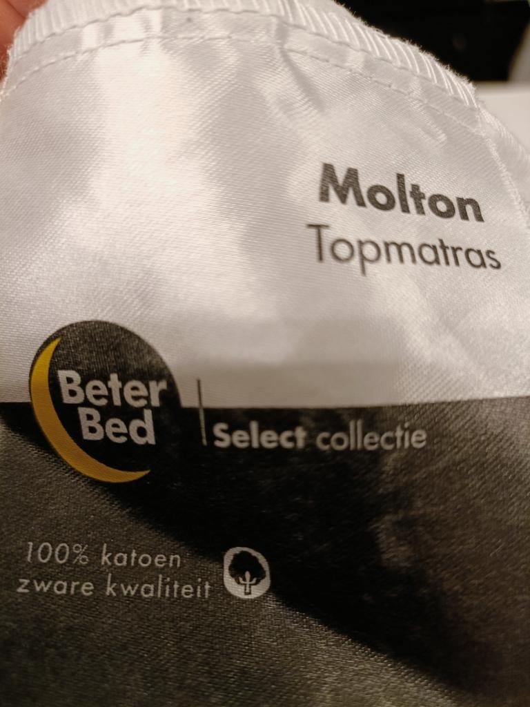Molton voor topper 90x200, Ophalen of Verzenden, Zo goed als nieuw