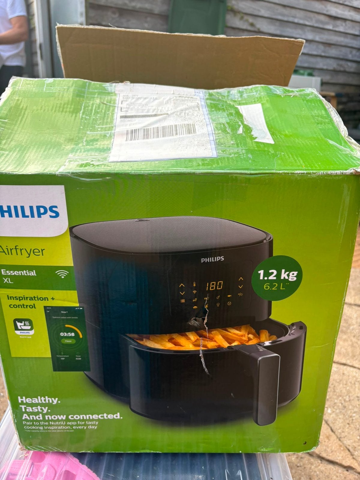 Airfryer Philips XL essential 1,2 kg - 6,2 L., Ophalen, Zo goed als nieuw, Airfryer XL