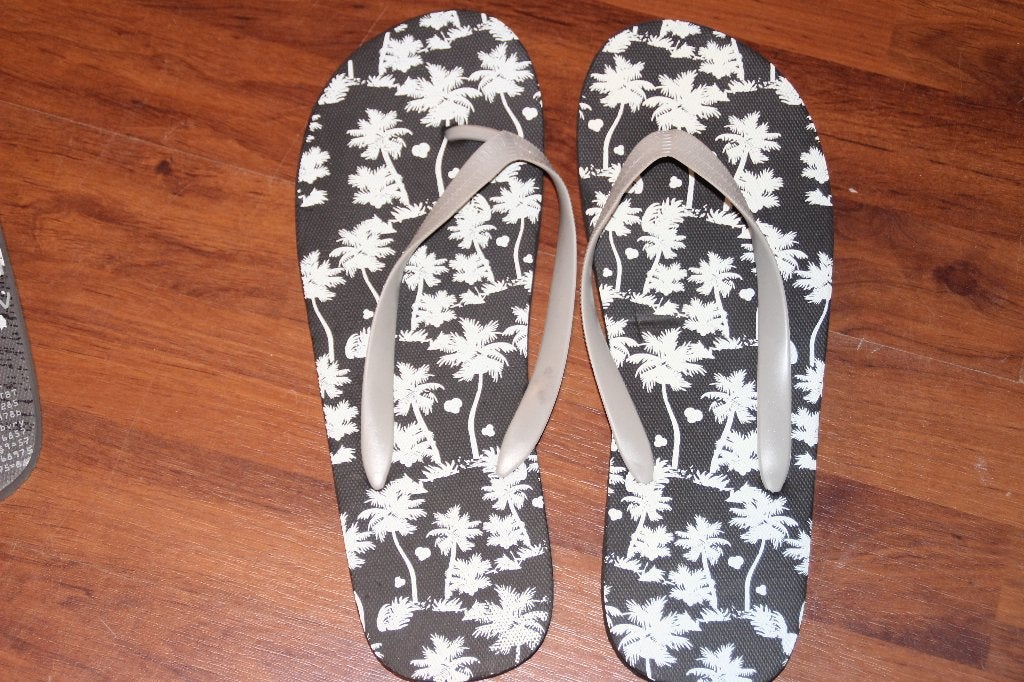 teenslippers met palmbomen (nieuw), Slippers, Overige kleuren, Nieuw, Ophalen of Verzenden