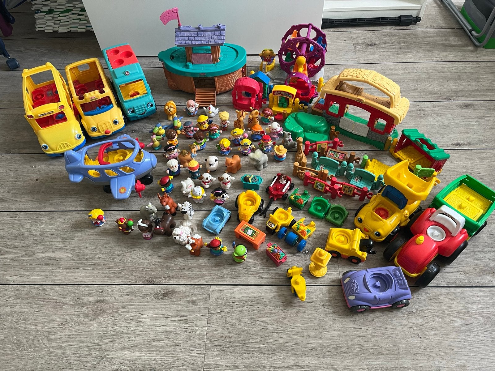 Grote set Fisher-Price Little People speelgoed, Ophalen, Gebruikt, Jongen of Meisje