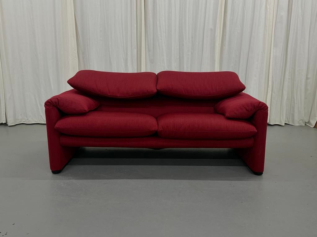 Cassina Maralunga 2-zits bank, Ophalen, 150 tot 200 cm, Tweepersoons, 75 tot 100 cm