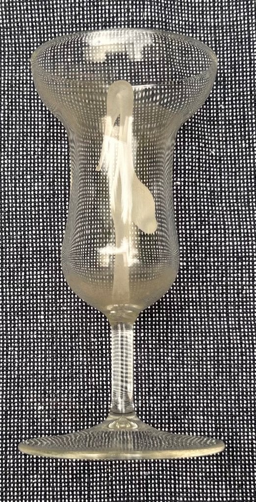 Uniek decoratief Ooievaar jeneverglas met ooievaar figuur, Ophalen, Zo goed als nieuw, Overige typen