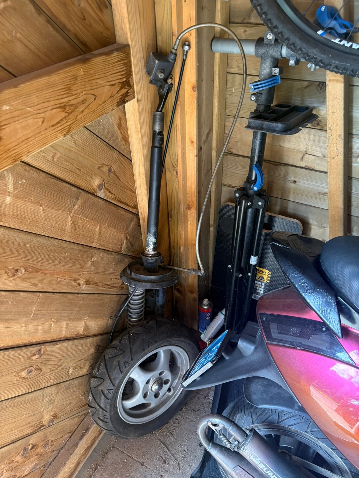 Omlas vork zip, Ophalen of Verzenden, Zo goed als nieuw, Benzine, Piaggio