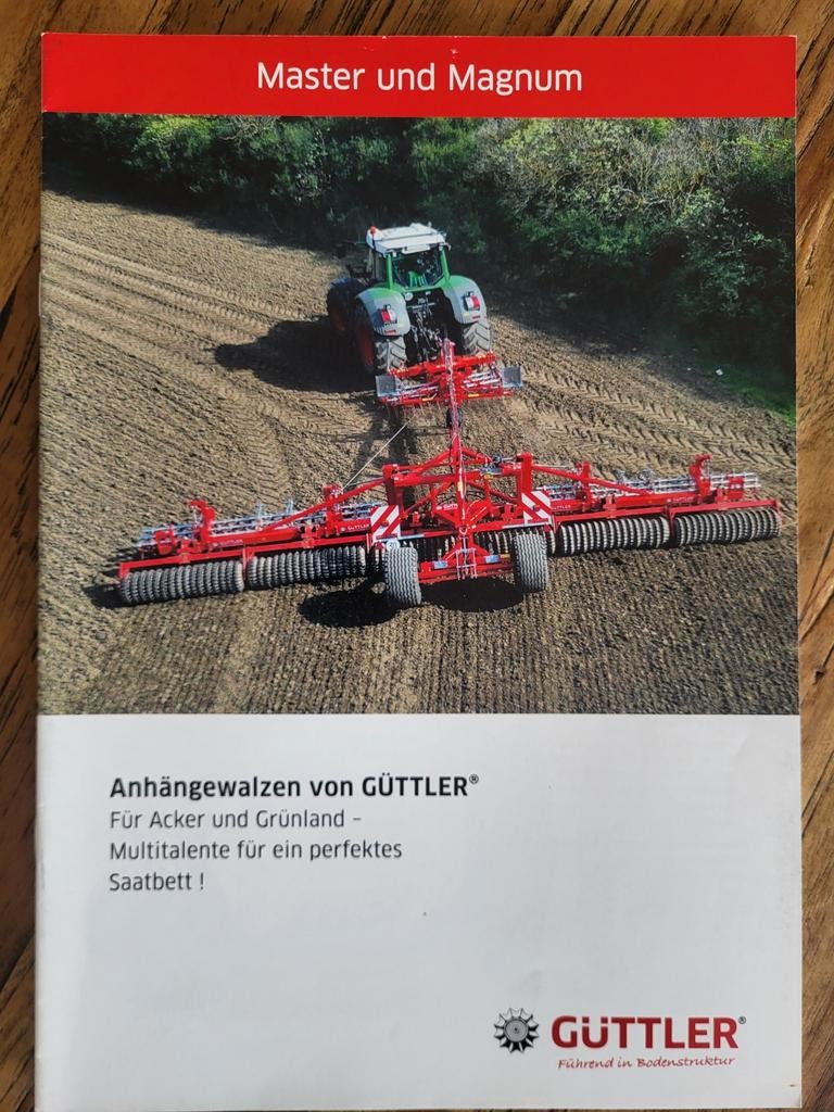 tractor folder Güttler master and magnum, Ophalen of Verzenden, Zo goed als nieuw